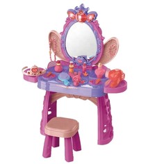 Детский туалетный столик MSN Toys трюмо со стульчиком волшебное зеркало (8224 AC/BC)