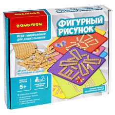 Игра-головоломка Bondibon Фигурный рисунок для дошкольников ВВ5167