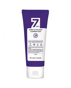 Пенка для умывания с коллагеном May Island 7 Days Secret 4D Collagen Cleansing Foam 150 мл