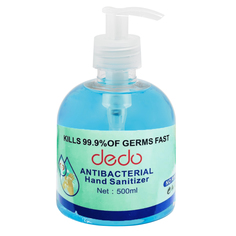 Гель для рук антисептический антисептик Dedo с дозатором 500 мл No Brand