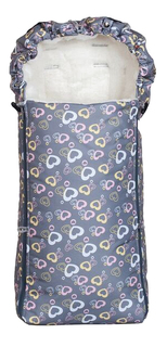 Зимний меховой конверт Классика сердечки Чудо Чадо ККМ09-001