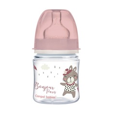 Бутылочка для кормления Canpol Babies EasyStart Bonjour Paris,розовый,35/231_pin