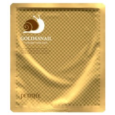 Гидрогелевая маска для лица Petitfee Gold Snail Transparent Gel Mask Pack 3 шт