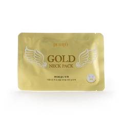 Гидрогелевая маска для шеи с золотом Petitfee Gold Neck Mask Pack 4 шт