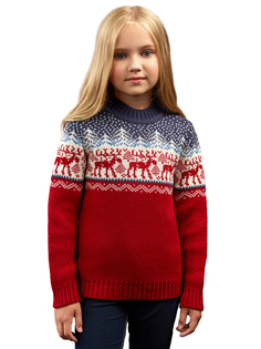 Джемпер детский Scandica Forest темно-красный р. 86