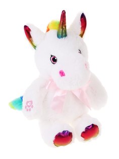 Мягкая игрушка Fluffy Family Единорог 23см, озвуч 681960