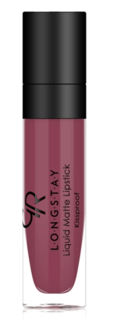 Помада для губ эффект матовый бархат от «Golden rose»Longstay liquid matte lipstick № 21