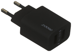 Сетевое зарядное устройство Deppa Ultra, 2xUSB, 2,1 A, (DEP-11308) black