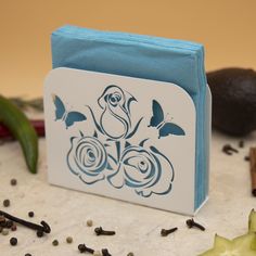 Салфетница MA-SL012-W, металл, цвет белый Maesta