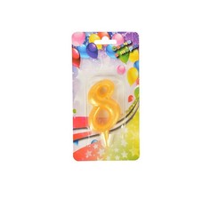 Свеча праздничная Дон Баллон Цифра 8 7 см