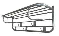 Настенная вешалка в прихожую Амис Полка-вешалка Каркас металлик