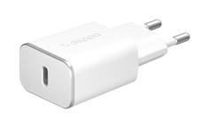 Сетевое зарядное устройство Deppa DEP-11387, 1xUSB Type-C, 2,1 A, white
