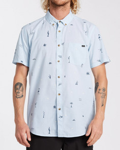Рубашка мужская Billabong W1SH20-BIP1 голубая M