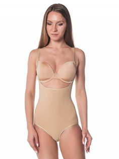 Боди женское BlackSpade BS1323 бежевое L