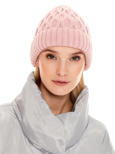 Шапка бини женская Scandica Erika светло-розовая ONE SIZE
