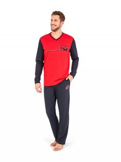 Комплект домашний мужской BlackSpade BS30733 красный L