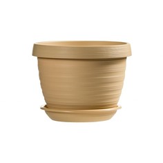 Цветочный горшок 5plast Толедо бежевый 1 шт.