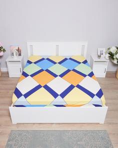 Простыня на резинке из поплина "Всё себе", Упсель, Размер: 160 х 200