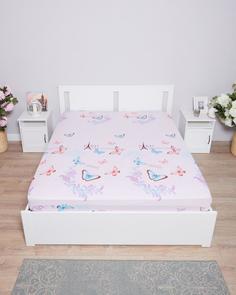 Простыня на резинке из поплина "Всё себе", Пикси, Размер: 120 х 200