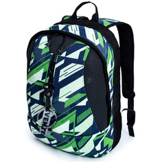 Рюкзак мужской SEVENTEEN 1010k черный/зеленый