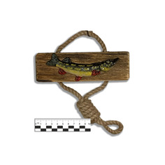 Статуэтка щучки керамическая No Brand