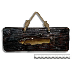 Статуэтка линя керамическая No Brand