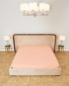 Простыня обычная, бязь "Всё себе", Кораллово-розовый, Размер: 2.0