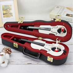 Музыкальная шкатулка с балериной "Скрипка" (34,5 х 12,5 х 6 см) No Brand