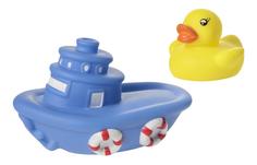 Набор игрушек для ванны "лодка с утенком", 2 шт. Курносики
