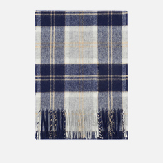 Шарф мужской NORSE PROJECTS Moon Checked Lambswool синий, 174x25 см