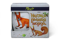 Кружка Hoff Наглая рыжая морда Белка