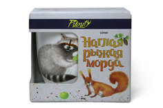 Кружка Hoff Наглая рыжая морда Енот