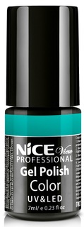 Гель-лак для ногтей Nice View UV & LED 64G бирюзовый 7 мл