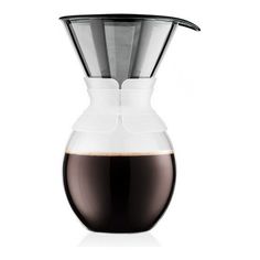 Кофейник кемекс Bodum Pour Over с многоразовым сито-фильтром, 1,5л, 11593-143B