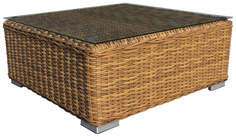 Стол для дачи Hoff Santiago 80323462 brown 73x73x31 см