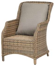 Садовое кресло Hoff Bergamo 80304042 brown 60х60х91 см