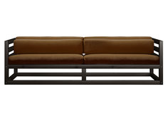 Прямой диван Диван Магнус сосна Венге, Коричневый, вельвет АндерСон