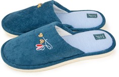 Домашние тапочки женские Smile of Milady А-82-432 синие 40-41 RU