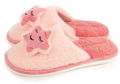 Домашние тапочки женские Smile of Milady 352-334 розовые 40-41 RU