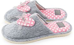 Домашние тапочки женские Smile of Milady А-82-197 серебристые 39 RU