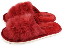 Домашние тапочки женские Smile of Milady 352-146 бордовые 38-39 RU