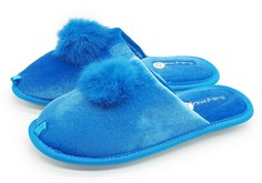 Домашние тапочки женские Smile of Milady 148-155 синие 40-41 RU