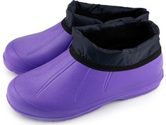 Резиновые ботинки женские Smile of Milady 088-010 фиолетовые 39 RU