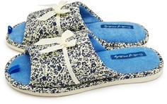 Домашние тапочки женские Smile of Milady А-82-110 голубые 38 RU