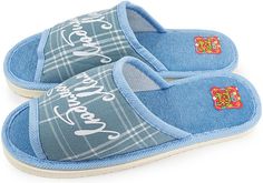 Домашние тапочки женские Smile of Milady А-70-520 бирюзовые 36-37 RU