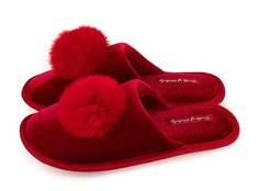 Домашние тапочки женские Smile of Milady 148-155 красные 36-37 RU