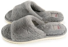 Домашние тапочки женские Smile of Milady А-82-434 серые 40-41 RU