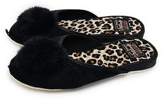 Домашние тапочки женские Smile of Milady SM 195-001 черные 40 RU