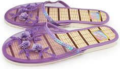 Домашние тапочки женские Smile of Milady С2950 фиолетовые 37 RU