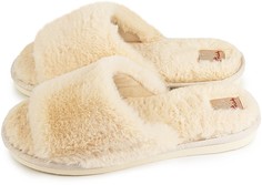 Домашние тапочки женские Smile of Milady А-82-434 бежевые 40-41 RU